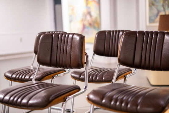 Four Mid-Century Chairs, Martin Stoll, 1970s - photo 2 Four Mid-Century Chairs, Martin Stoll, 1970s - photo 2