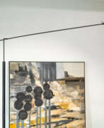 Overview. Artemide floor lamp ''Nestore terra'', designed by Carlo Forcolini