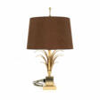 Reed leaf table lamp, design after Maison Charles - Now at the auction