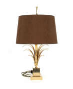 Overview. Reed leaf table lamp, design after Maison Charles