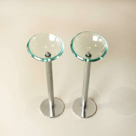 Pair of Fontana Arte standing ashtrays, designed by Pierangelo Galloti & Gigi Radice - фото 3