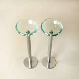 Pair of Fontana Arte standing ashtrays, designed by Pierangelo Galloti & Gigi Radice - фото 3