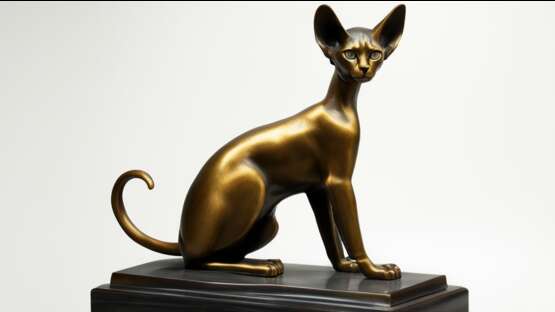Статуэтка любимого животного по фото Bronze Handarbeit Zeitgenössische Kunst артдекор Russland 2025 - Foto 1