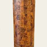 Large Art Deco Column Stand In Amboyna Burl 1940 Bois laqué 20th century - photo 7