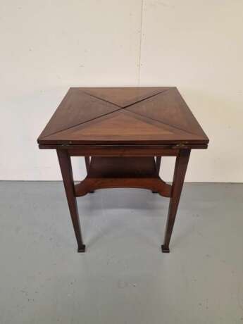 Art Nouveau game table Acajou Jugendstil Early 20th century - photo 1