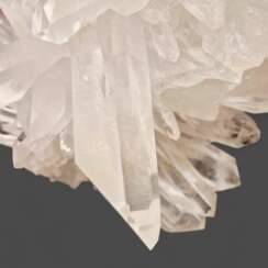 Monumental Natural Rock Crystal Cluster from Brazil, 30 kg, collected circa 1980