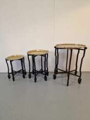 Set of 3 oriental style tables