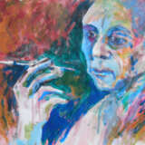 Мужчина с мундштуком Papier Gemischte Technik Экспрессивный субъективизм Thematische Bilder - Foto 1 Мужчина с мундштуком Papier Gemischte Technik Экспрессивный субъективизм Thematische Bilder - Foto 1