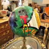 Painted Globe with a Rock Crystal and a Base in Gilt Bronze Bronze 21th century - Foto 12