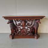 Console en acajou de style n&eacute;o-Renaissance Acajou Early 20th century - photo 4