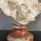 19th Century Bust of a Young Lady in White Marble by Flli Romanelli Marble 19th century - photo 9