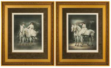 Lithographies en couleurs Fin et Début