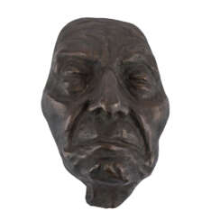Bronzeguss nach der Totenmaske des Häuptlings RED CLOUD (1822-1909),