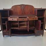 Magnifique buffet Art D&eacute;co. Palissandre acajou. France. Ann&eacute;es 1930. Dimensions&nbsp;: hauteur 147&nbsp;cm&nbsp;; longueur 189&nbsp;cm&nbsp;; profondeur 48&nbsp;cm. Bois de rose Early 20th century - photo 1