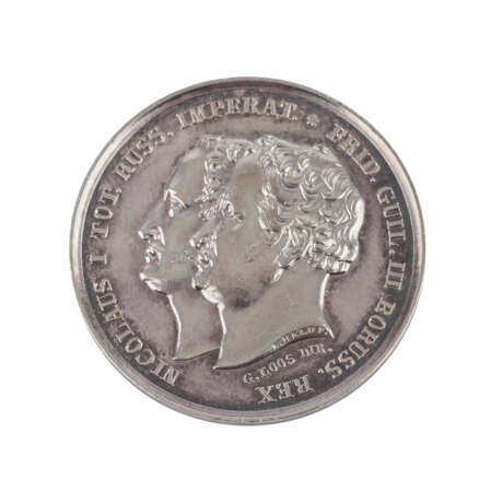 Russland - Nikolaus I. 1825-1855, Silbermedaille 1835 von - photo 1