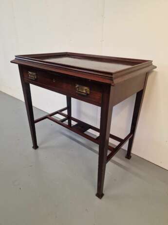 Art deco style table with drawer Mahogany Early 20th century - photo 2 Art deco style table with drawer Mahogany Early 20th century - photo 2