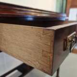 Art deco style table with drawer Mahogany Early 20th century - photo 6