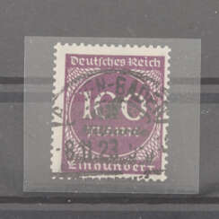 Deutsches Reich 1923 Freimarke