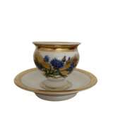 Tasse et soucoupe de style Empire Royal Copenhagen - Porcelaine du XIXe si&egrave;cle Danemark Porcelain Hand Painted Gilding Empire 19th century - photo 7