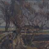 Femme sur une route rurale Early 20th century - photo 3