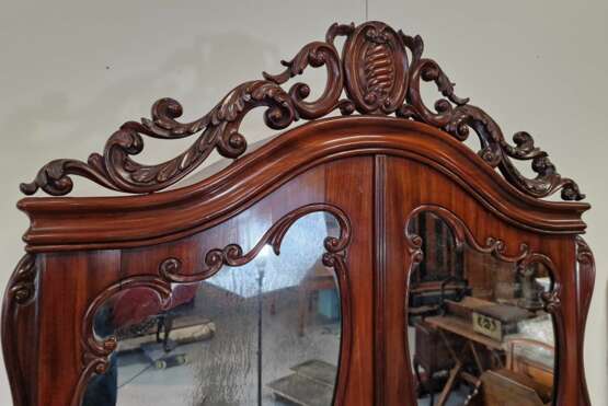 Antique mahogany bookcase - secretary Acajou 19th century - photo 2