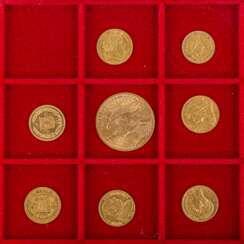 GOLDLOT historischer Münzen ca. 70 g fein, bestehend aus USA 20 Dollars 1922