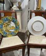 Overview. Set of Two Hand-Pair of Italian Renaissance Style Platters by N. Tapolini, 1970s