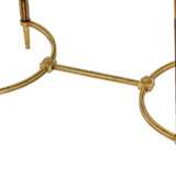 ВЕЛИКОЛЕПНЫЙ ДАМСКИЙ СТОЛИК С ФАРФОРОВЫМИ ПАНЕЛЯМИ В МАНЕРЕ ADAM WEISWEILER ФРАНЦИЯ ВТОРАЯ ПОЛОВИНА XIX ВЕКА Porcelain Hand Painted Gilding Napoleon III 19th century г. - фото 12