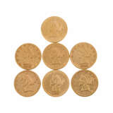 USA/GOLD - 7 x 5 Dollars Liberty Head, - photo 1