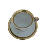 Royal Copenhagen Empire Style Cup and Saucer - 19th Century Porcelain Denmark Porcelain Hand Painted Gilding Empire 19th century - photo 7