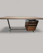 Overview. Modern Executive Desk by Alberto Rosselli and Gio Ponti for Arflex, 20th Century