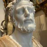 Bust of Marcus Aurelus in Marble in marble and onyx 20th century Marmor 20th century - Foto 13