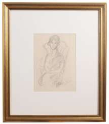 Esquisse pour le portrait de Meija Amiragova 