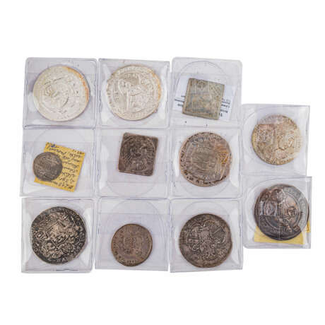 Hochinteressantes 11-teiliges Konvolut Münzen, 17./18. Jahrhundert. - - фото 1