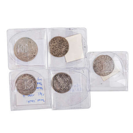Spannendes 5-teiliges historisches Konvout Münzen - dabei - фото 1