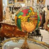Painted Globe with a Rock Crystal and a Base in Gilt Bronze Бронза 21th century г. - фото 14