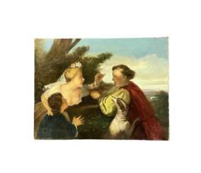 Flemish School, Birds Feeding in Nest, Late 18th Century, Oil on Panel