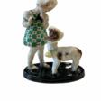 Goldscheider - Claire Weiss - Figurine of Standing Girl with Hat and Lamb - Earthenware - One click purchase