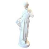 Young woman with jug Carrara marble signed Bonnal early 20th century Marbre 19th century - photo 13