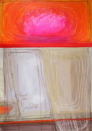 Dina Abele - Mer de Kupu au coucher du soleil Toile Other style 21th century - photo 1