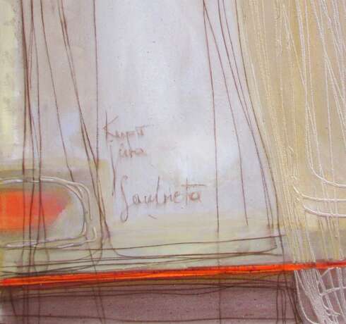 Dina Abele - Mer de Kupu au coucher du soleil Toile Other style 21th century - photo 3