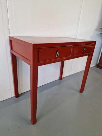 Oriental style desk Bois naturel Chinoiserie Early 20th century - photo 2 Oriental style desk Bois naturel Chinoiserie Early 20th century - photo 2