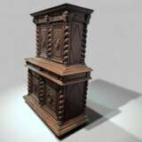 French Renaissance Revival Carved Oak Buffet &agrave; Deux Corps 19 Century Wood 19th century - photo 11