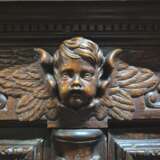 French Renaissance Revival Carved Oak Buffet &agrave; Deux Corps 19 Century Wood 19th century - photo 19