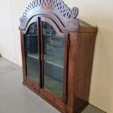 Large Biedermeier style wall cabinet Acajou 19th century - photo 2