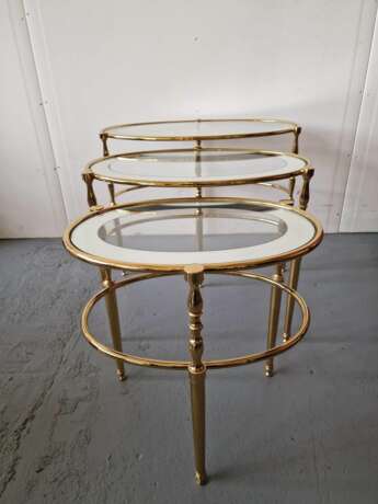 Ensemble de 3 tables Messing Design of 70’s 20th century - Foto 1 Ensemble de 3 tables Messing Design of 70’s 20th century - Foto 1