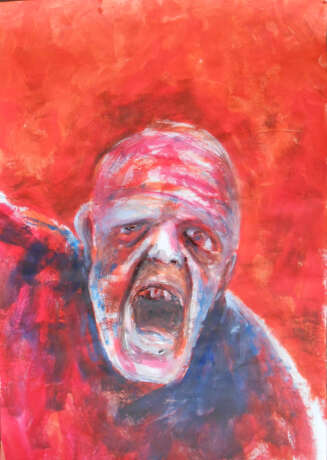 Крик Paper Mixed media Экспрессивный субъективизм Story-themed picture - photo 1 Крик Paper Mixed media Экспрессивный субъективизм Story-themed picture - photo 1