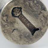 Carafe &agrave; liqueur en verre feuillete avec argent firme Khlebnikov. Silver 84 Crystal Eclecticism Late 19th century - photo 8