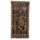 Relief-Schnitzereibild Krishnas. INDIEN, 1. Hälfte 20. Jahrhundert. - Foto 1