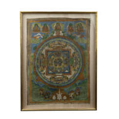Thangka eines Mandala. TIBET, 19. Jahrhundert.
